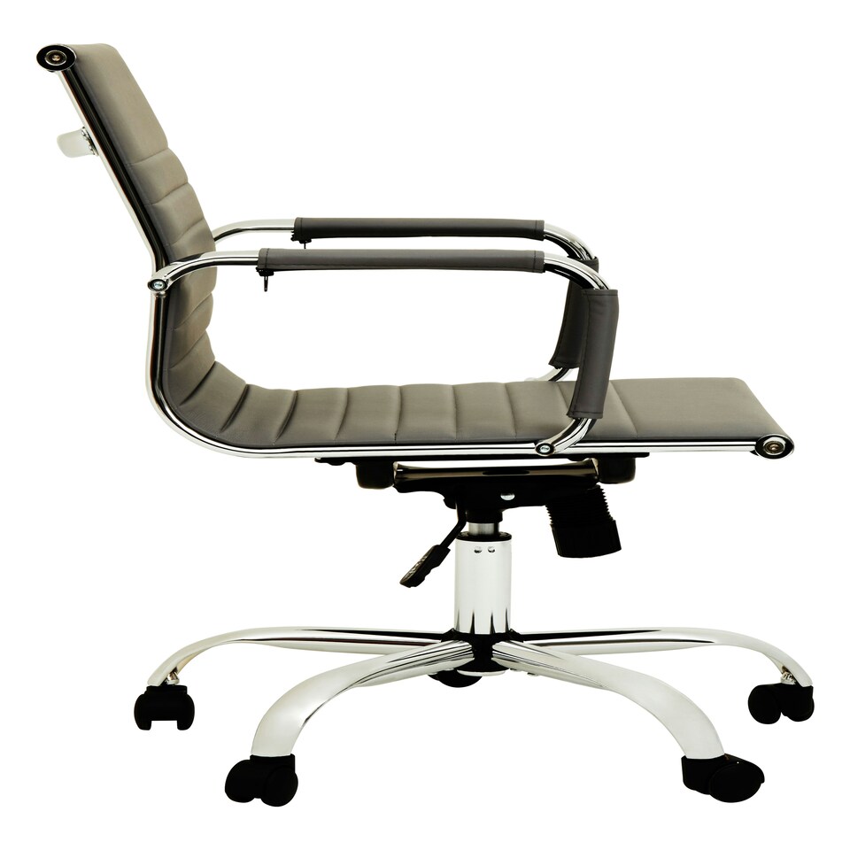 image 1 of Interiors by Premier Brent Black Low Back Home Office Chair
