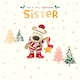 image 3 of Boofle with a Star Sister Christmas Card