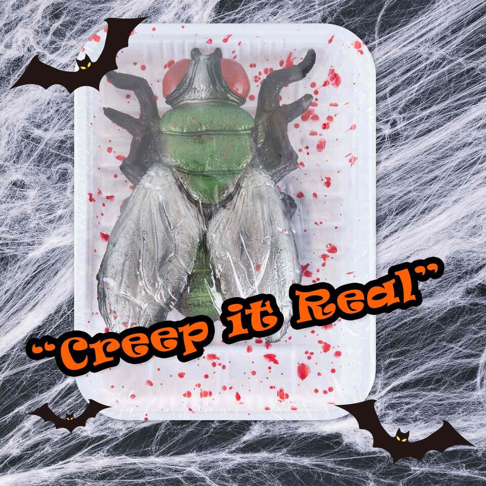image 1 of vfm-estore Halloween Insects Decoration Accessory - Spooky Fly Prop for Parties and Trick-or-Treat