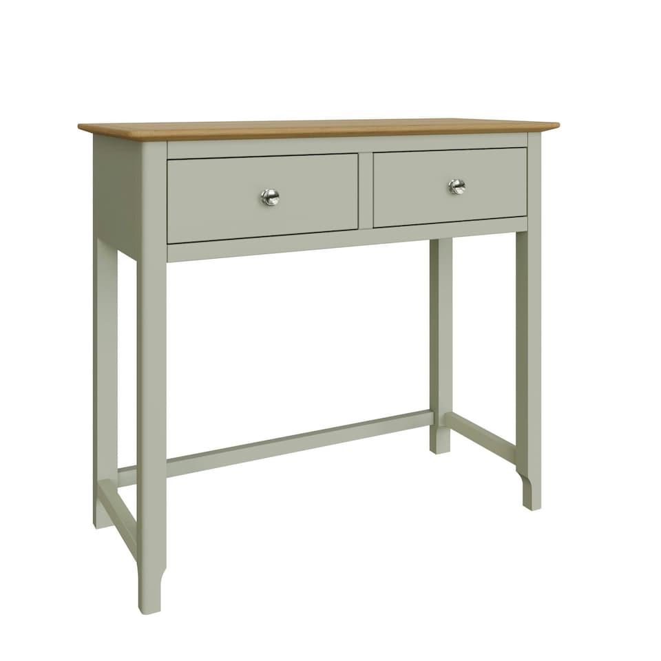 image 1 of Taberno 2 Drawer Dressing Table Sage Green Green