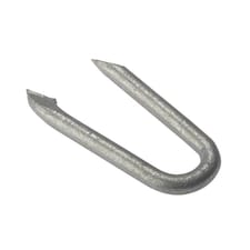 Forgefix Netting Staples, Galvanised - Galvanised - 25mm Bag Weight 500g