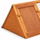 image 4 of Wooden Outdoor Triangle Rabbit Guinea Pig Pet Hutch Run Cage