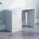 image 5 of Vida Designs Hudson 1 Door 1 Drawer Computer Desk Home Office Workstation, White