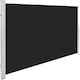 image 1 of Garden Privacy Screen with retractable side awning and aluminium casing | Black | black | 1