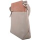 image 3 of Genuine Soft Leather Crossbody Shoulder Two Toned Handbag Brown | Fawn