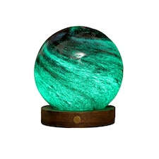 Gingko Large AstraGlass Desk Lamp Multi | Stellar Ocean