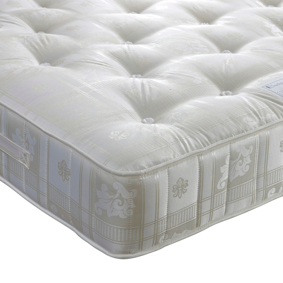 image 1 of Oscar Grey Wooden Bookcase Ottoman Storage Bed And Majestic 1000 Pocket Sprung Mattress Single