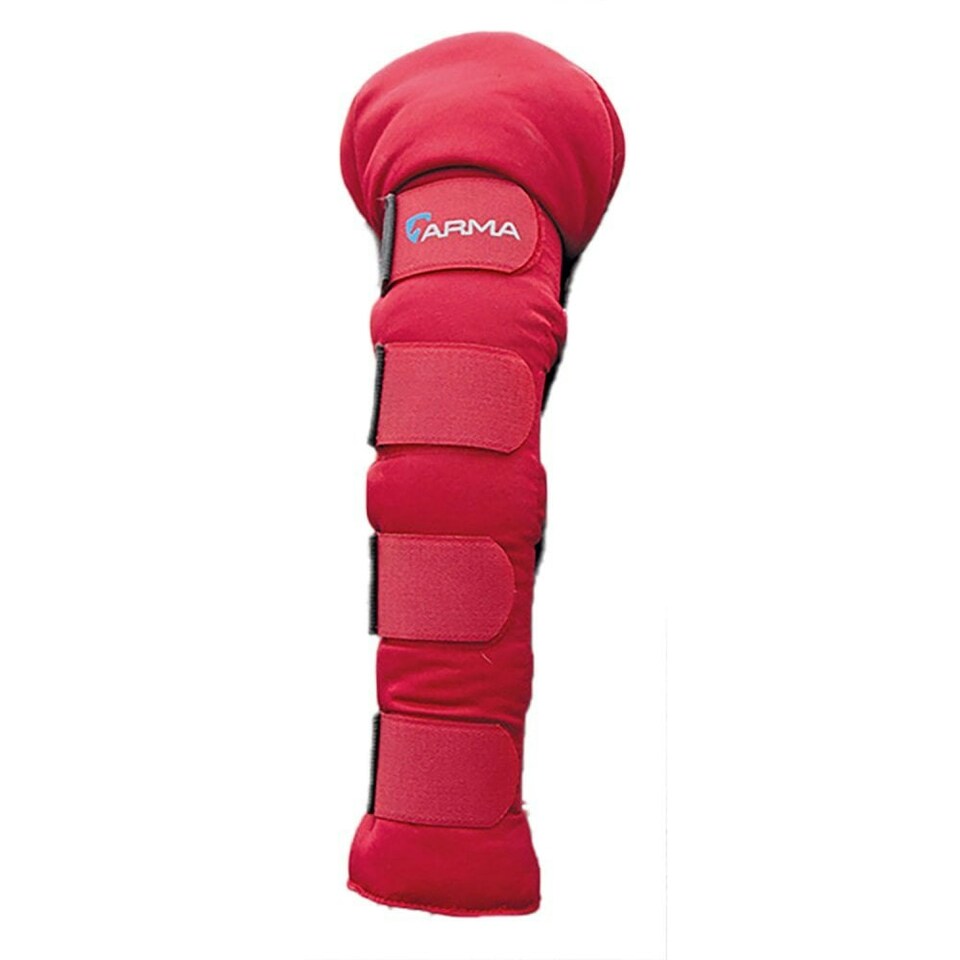 ARMA Padded Horse Tail Guard - Red - One Size