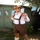 image 7 of Brown Bavarian Costume - with Brown Hat & Socks Brown | 3XL