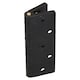 image 4 of Black Reinforced Nylon Plastic Hinge 67x102mm Italian Made Industrial Quality 2PK Black