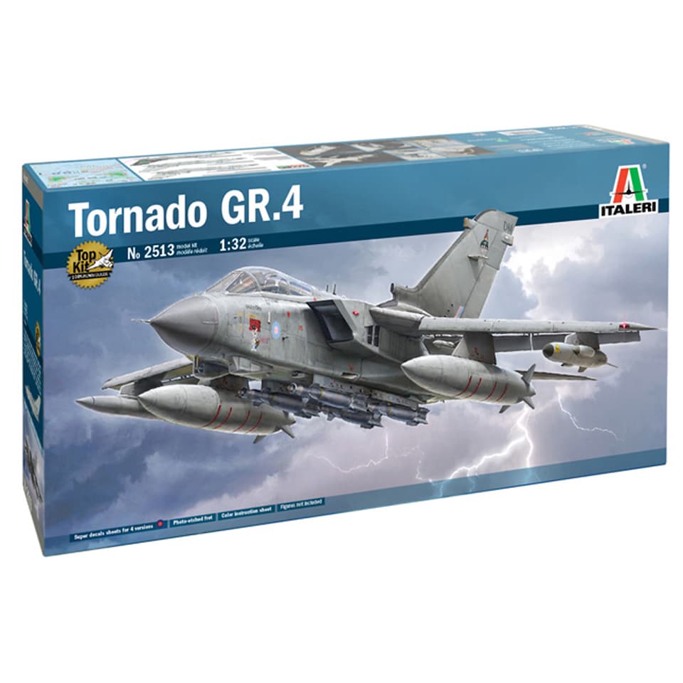 image 1 of Italeri Tornado GR.4 Military Aircraft Model Kit (Scale 1-32)