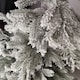 image 4 of 150cm 5ft Grey Frosted Grandis Fir PE / PVC Mix Hinged Festive Christmas Tree 1038 tips