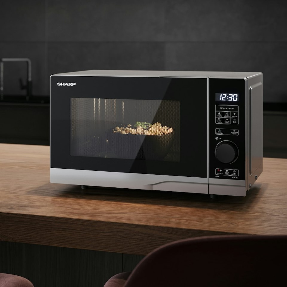 image 1 of Sharp 20L 700w Solo Microwave Silver