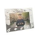 image 2 of Graduation Metal 4x6 Picture Frame in Nickel Plated with 3D Hat Icons Silver | One Size