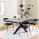 image 4 of Heaven Extendable Dining Table with Ceramic Grey Top 200cm
