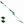 Green, Gracious Gardens 18V 2.4m Cordless Telescopic Long Reach Hedge Trimmer 1 Battery | Green | Green | 1