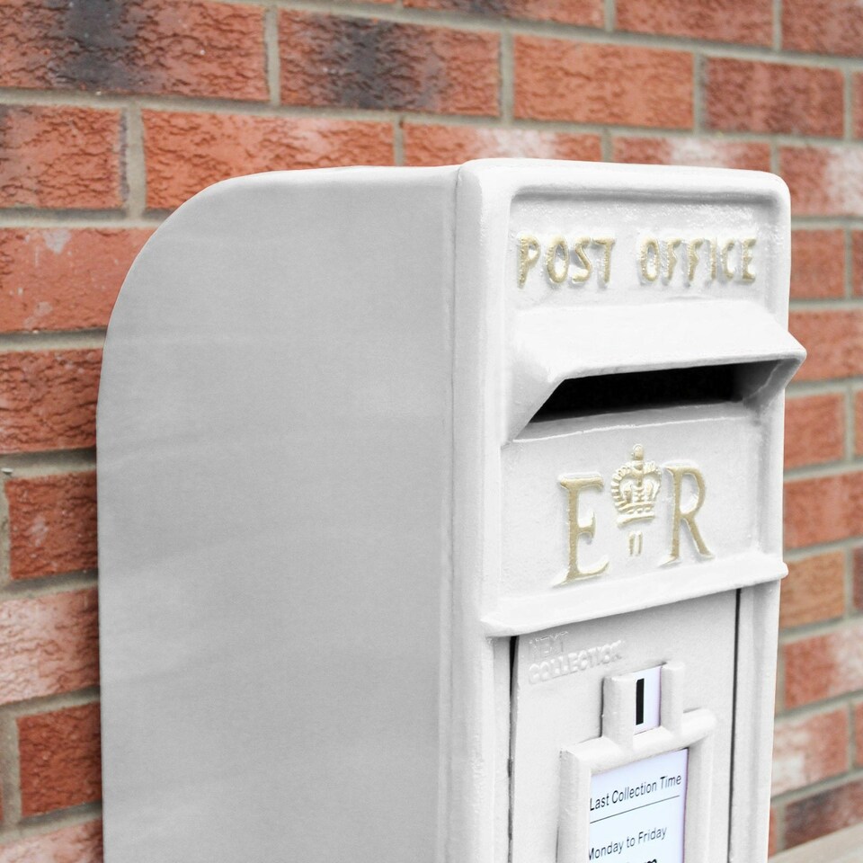 image 1 of White Royal Mail Post Box