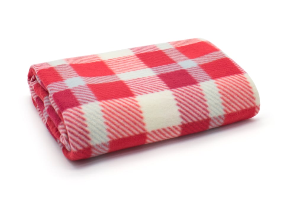 image 1 of Velosso Checkered Polar Fleece Blanket