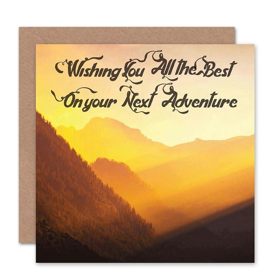 image 1 of Travel Leaving Next Adventure Goodbye Card
