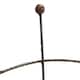 image 10 of Pack of 2 Tom Chambers Herbaceous Bare Rusted Steel Garden Plant Support Medium 54cm x 40cm