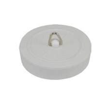1 1/2'' White Rubber Plug 38mm - One Colour - One Size