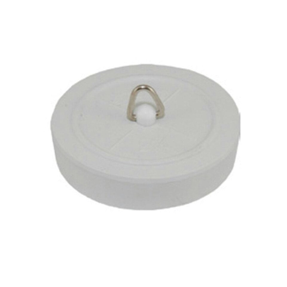 1 1/2'' White Rubber Plug 38mm - One Colour - One Size