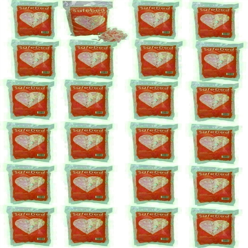 image 1 of 24PK Small Animal Hamster Gerbils Safe Bed Paper Flakes Nesting - (Colour Varies)