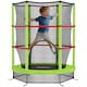 image 1 of HOMCOM Kids Trampoline Mini Bouncer w Enclosure Net for 3-6 Years Green
