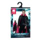 image 5 of Reversible Vampire Cape Red and Black Fancy Dress Costume Unisex Adult One Size