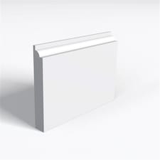 Pack of 15 (Total 15 Units) - Moisture Resistant MDF Primed Small Ovolo Edge Skirting Board - 18mm (T) x 219mm (H) x 4200mm (L)