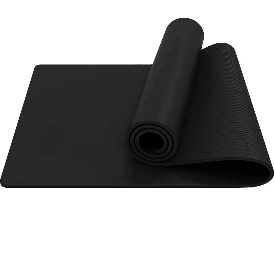image 1 of Northern Foam Non Slip Yoga Mat | Black | Black | One Size | 1