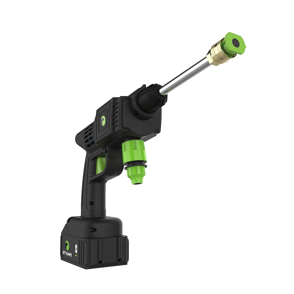 image 1 of Jet Hawk Cordless Pressure Washer - Green