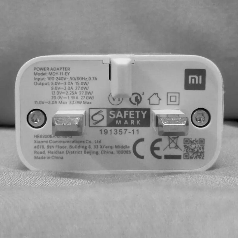 image 1 of Xiaomi 33W Charging Combo (Type-A)  White