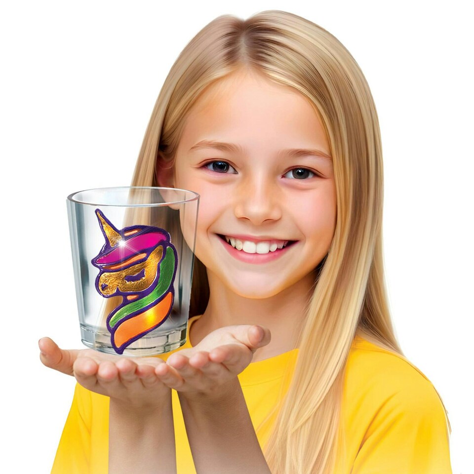 image 1 of Small World Toys Peel And Place Unicorn Gel Stickers