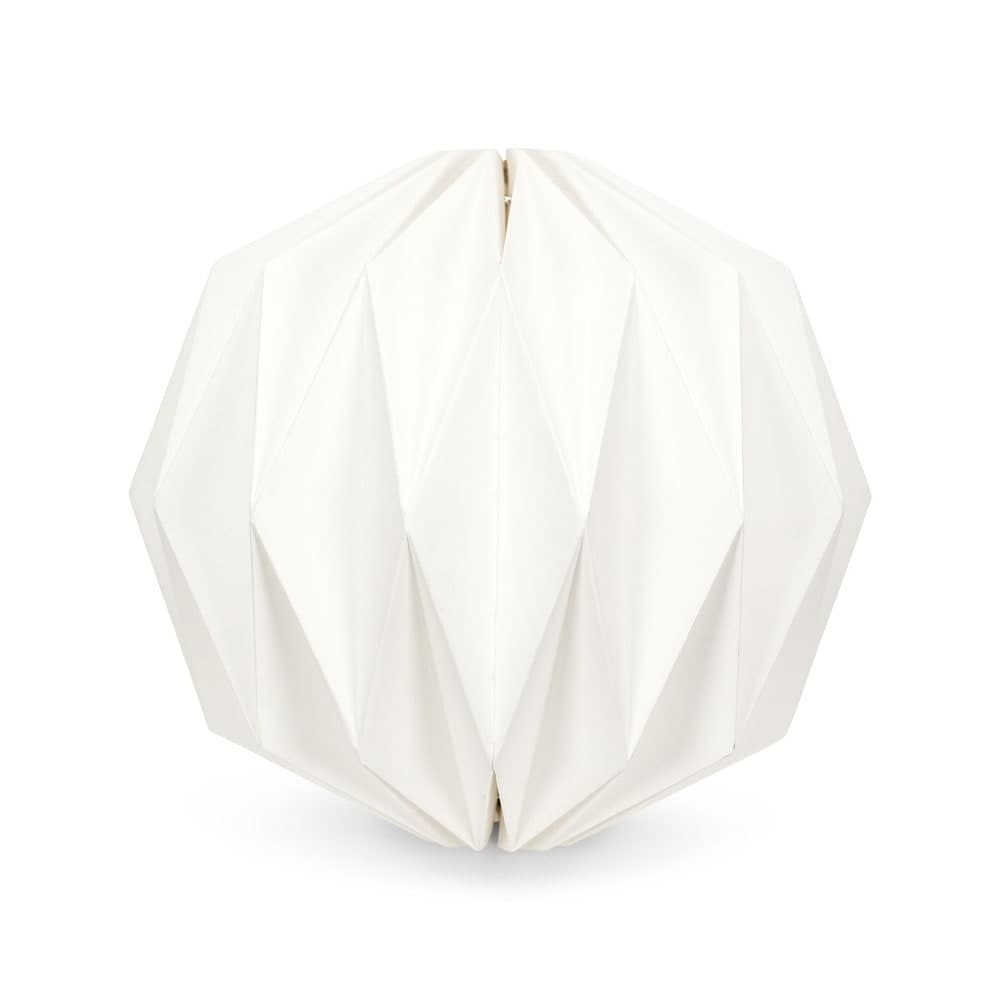 ValueLights Astrid Easy Fit Origami White Lampshade with LED Bulb