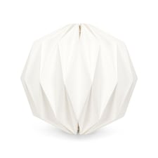 ValueLights Astrid White Origami Ceiling Light Shade & Bulb | White