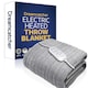 image 1 of Dreamcatcher Deluxe XL Electric Throw Heated Double Over Blanket Fleece - Silver | Silver | Silver | One Size | 1