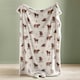 image 3 of Catherine Lansfield Angus Highland Cow Cosy Fleece 130x170cm Blanket Throw Natural | Cream | Natural | One Size