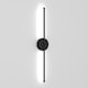 image 4 of Living and Home Hardwired Minimalistic Linear LED Wall Sconce with Cool Light, Black, 60cm | Black | 60cm | 1