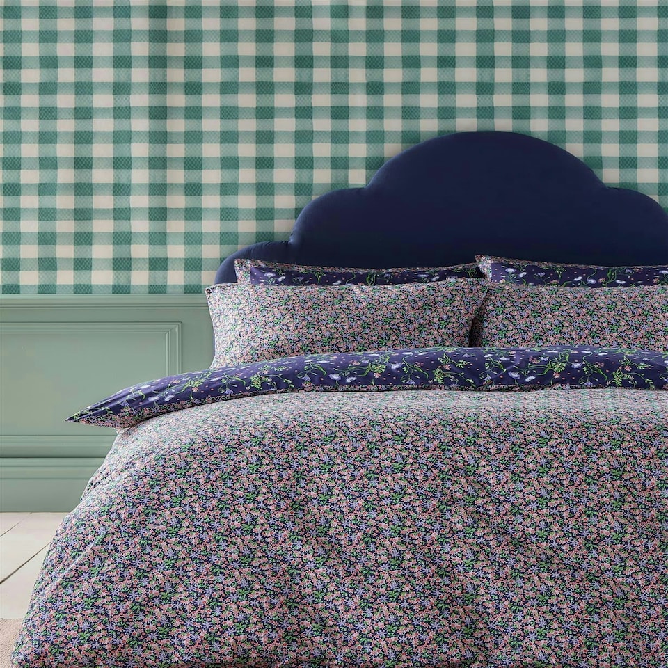 image 1 of Cath Kidston Nightshade Duvet Cover Set Blue | Double