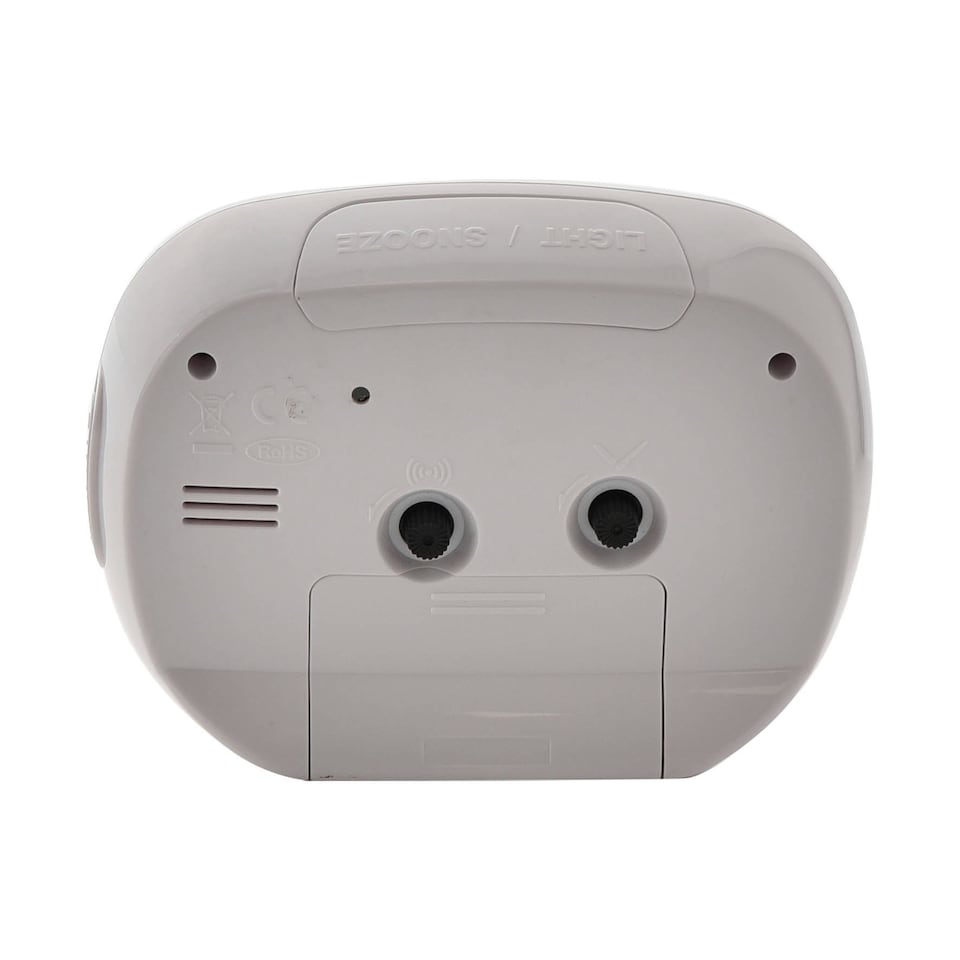 image 1 of Hometime  Alarm - Oval with Light & Snooze White *(60/100)* White