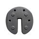 image 3 of Gazebo Anchor Weight Set of 4 Black Rounded PE Material Waterproof
