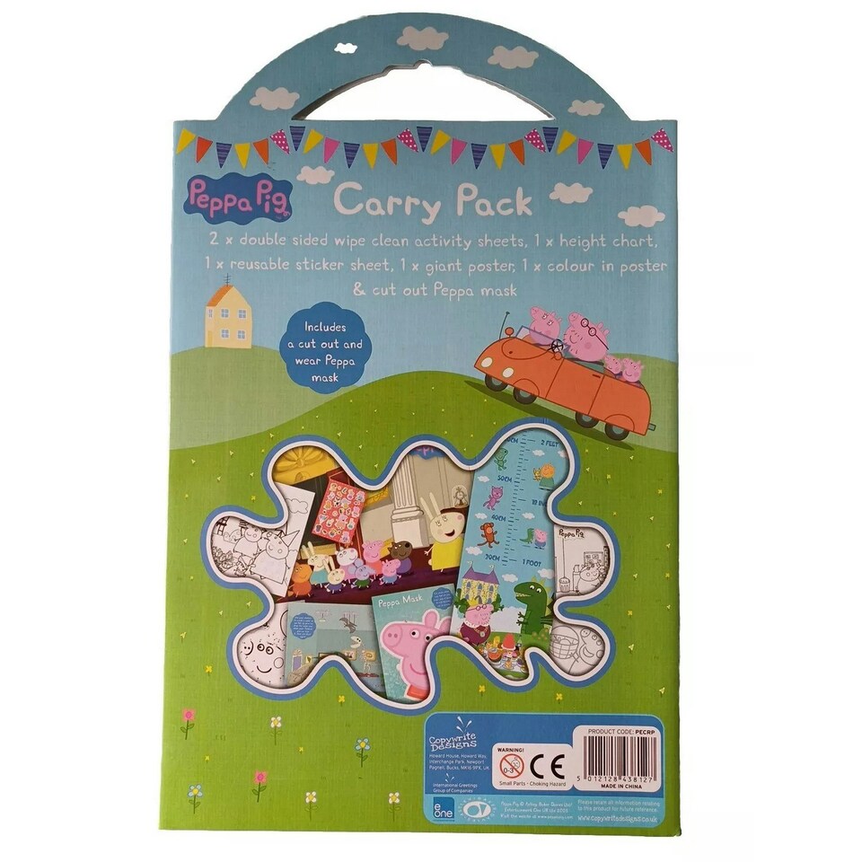 image 1 of Peppa Pig Characters Art Carry Case - Multicoloured - One Size