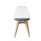 image 4 of Dining Chair DKD Home Decor Black Multicolour Natural 30 x 40 cm 54 x 47 x 81 cm Black