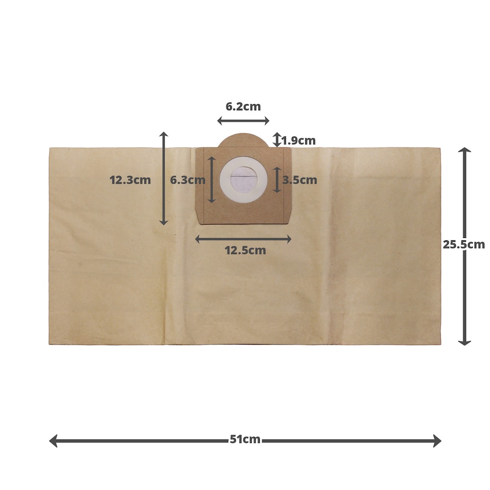 image 1 of Reliapart Dust Bags for Aquavac 22227 Pack of 5 1000 40 7400 7404 7605 8504 8504B