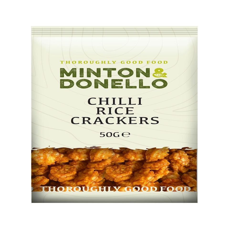 image 1 of Minton & Donello Chilli Rice Crackers 6 x 50g