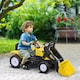 image 2 of HOMCOM Pedal Go Kart Ride On Excavator With Front Loader Digger Four Wheels Child Toy, for 3 Years Old
