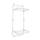 image 1 of JVL 2 Tier Over Door Drying Rack - 8.5M, White
