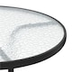 image 5 of Yaheetech 69.5 cm Outdoor Coffee Table-Black | Black | Black | 69.5 cm Dia. x 73 cm H | 1