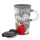 image 4 of Hallmark Peanuts Snoopy Colour Changing Ceramic Travel Mug with Lid